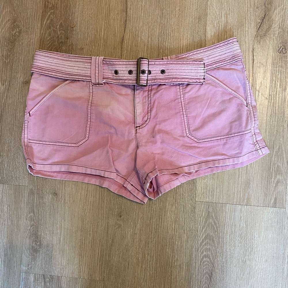 Vintage American Eagle Stylish High Waist Pink Women's Shorts